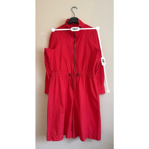 GOOP Label Red WESLIE PARACHUTE ROMPER 6 - Picture 11 of 16